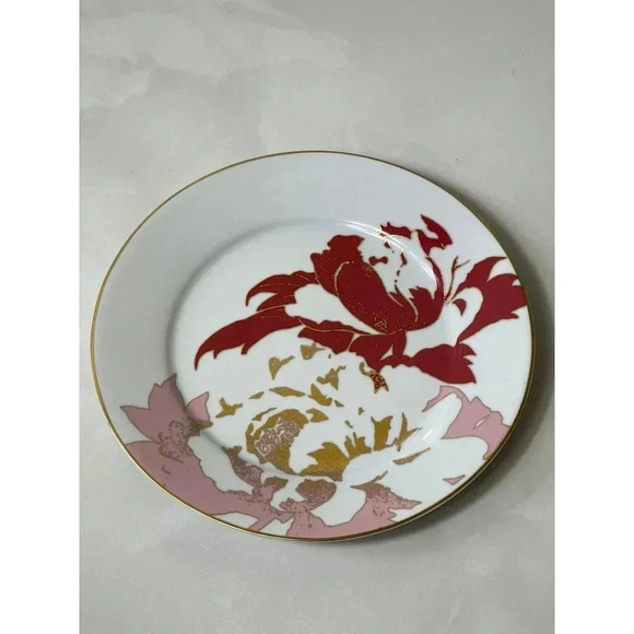 Royal Limoges Paradis Vegetal Salad Dessert Plates France White Porcelain 8.5" - Picture 2 of 5